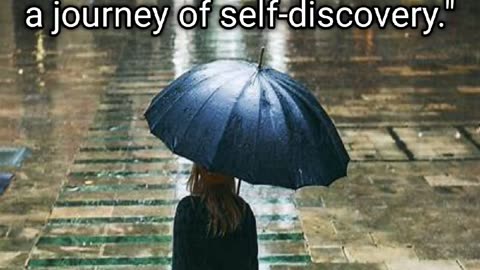 Walk Alone, Discover Yourself"