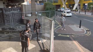 Passing cash through the fence