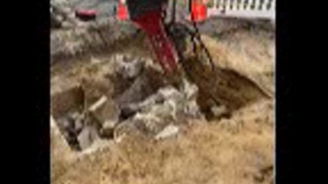 HAMMERING an OLD SEPTIC TANK, while digging for an addition foundation