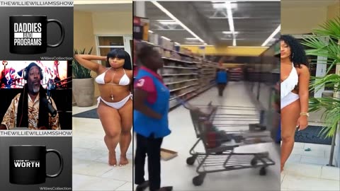 A Bunch of Thick Black Ladies Fighting in Walmart 