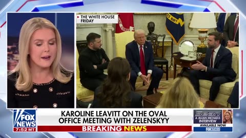 Leavitt: Zelenskyy was 'ungrateful' to the American taxpayer