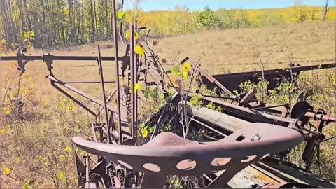 Curiosity & Balers_ Exploring Old Farm Equipment! #livingoffgrid #heavyequipment