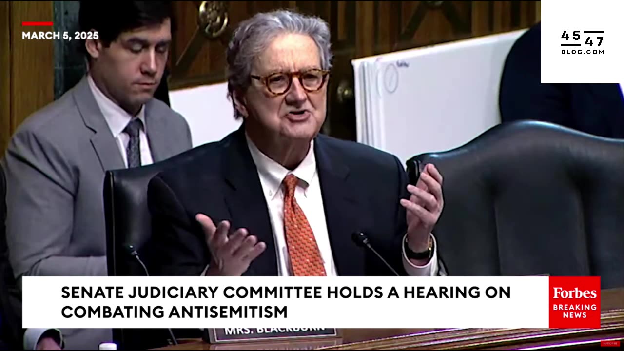 John Kennedy Fights Anti Semitism at Committee Hearing