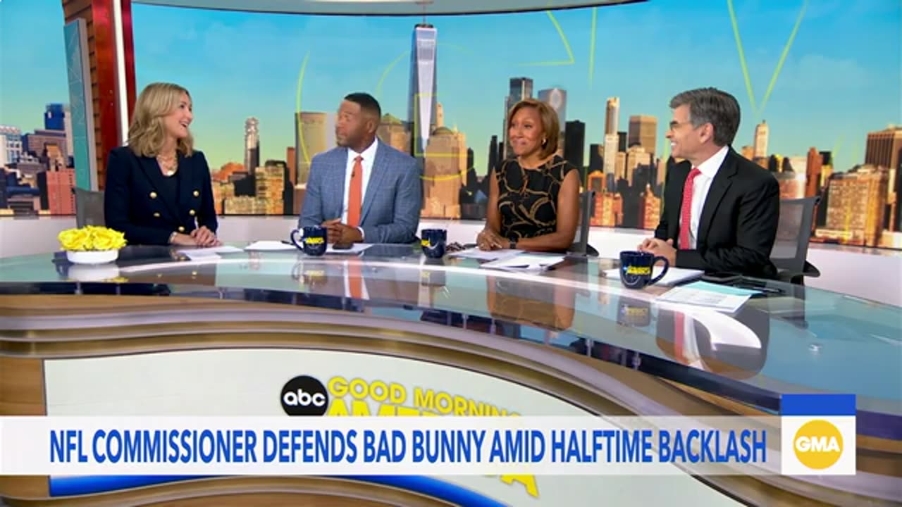 NFL commissioner weighs in on Bad Bunny and Super Bowl halftime performance