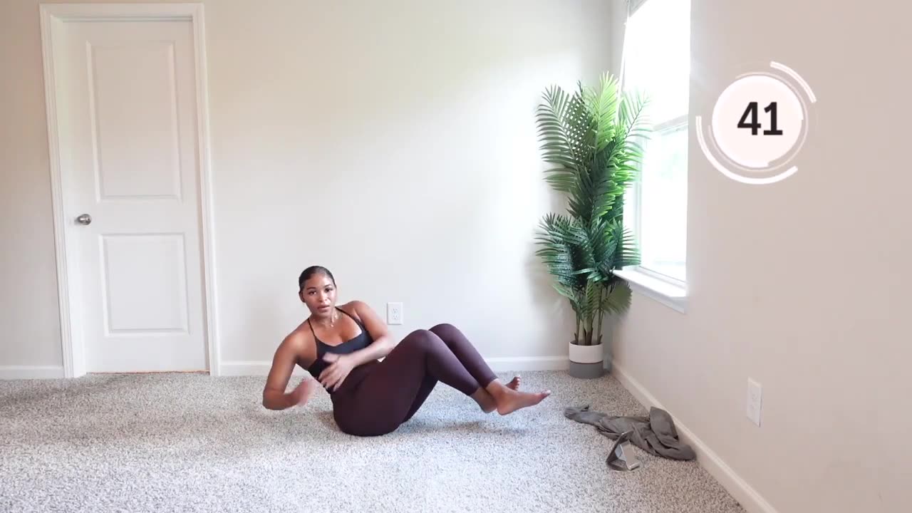 9 MINUTE ABS AND CORE EXERCISE TO HELP REDUCE STRESS AND ANXIETY | BEDROOM EXERCISE