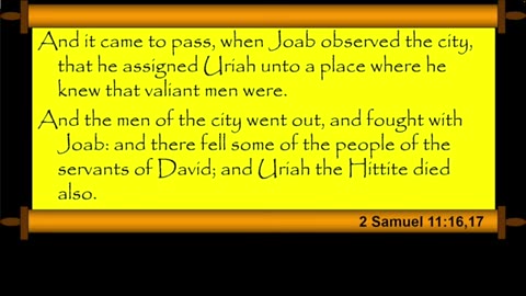 Chuck Missler - 2 Samuel (Session 12) Chapters 11-12