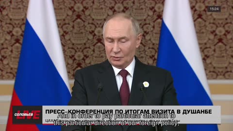 🇷🇺 🏹 🎬 Vladimir Putin: The Press Conference in Tajikistan