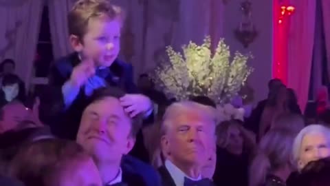 Lil X having the time of his life at Mar-a-Lago