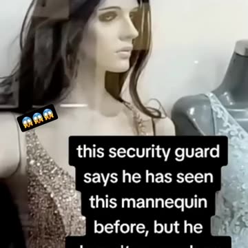 A security guard was doing his night shift...