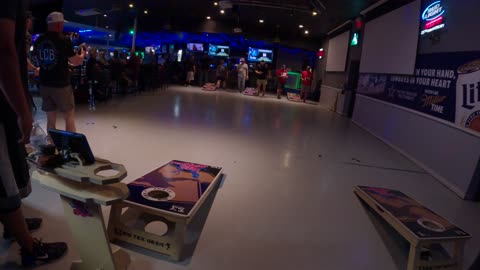 9.22.25 Rix bar & grille, TCL Cornhole A/B league - Match 2
