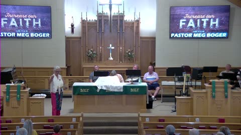 October 5, 2025, 18th Sunday of Pentecost. Pastor Meg Boger "God is Faithful" Luke 17"5-10.