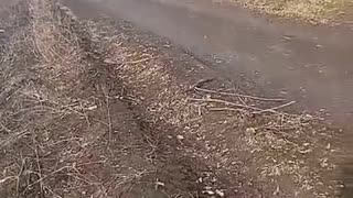 Russian Soldier Wipes Out Trying to Race