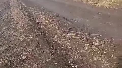 Russian Soldier Wipes Out Trying to Race