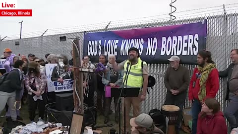 LIVE: Protesters gather outside ICE facility near Chicago
