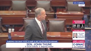 Sen Thune GOES OFF On Senate Democrats