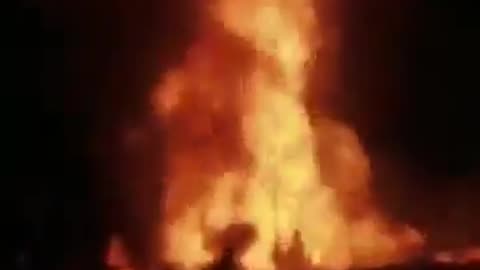 Huge blasts rock Shiraz, Iran, after a fire breaks out at an LPG filling facility.