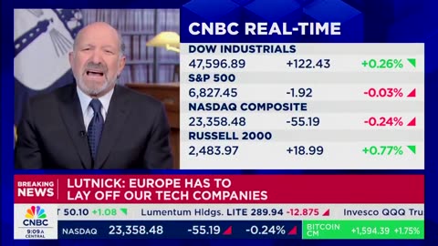 Howard Lutnick: "I think the President is absolutely right. He's allowed to regulate