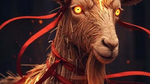 The Ember-Eyed Julbock: Keeper of the Burning Runes, AI Video