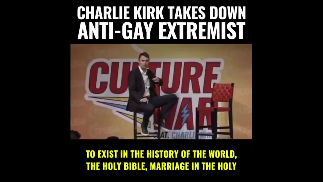 Charlie Kirk, TPUSA, and Homosex: A Warning