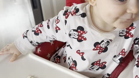 Baby Kayla Getting Ready to Draw a Picture for Big Sister’s Birthday 🎨🎂