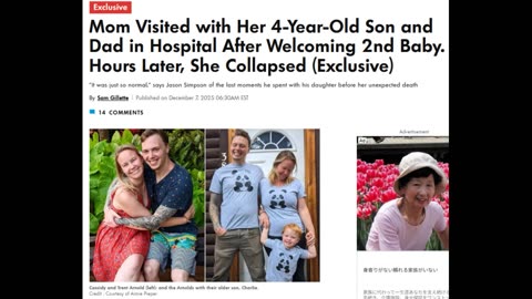 OMG COMPILATION OF THE DEAD AND DYING FROM THE COVID VACCINATIONS VIDEO 12. CREATED 8.1.2026 -