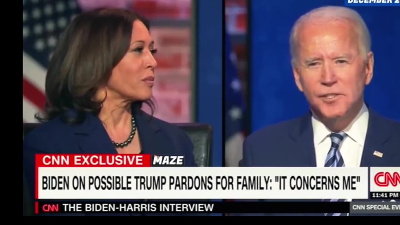 Jake Tapper asks President-elect Biden about the rumor that Trump may issue some preemptive pardons