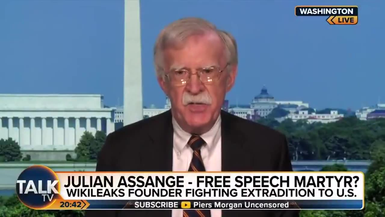 John Bolton called for Assange, Snowden and Manning to be executed under the Espionage Act