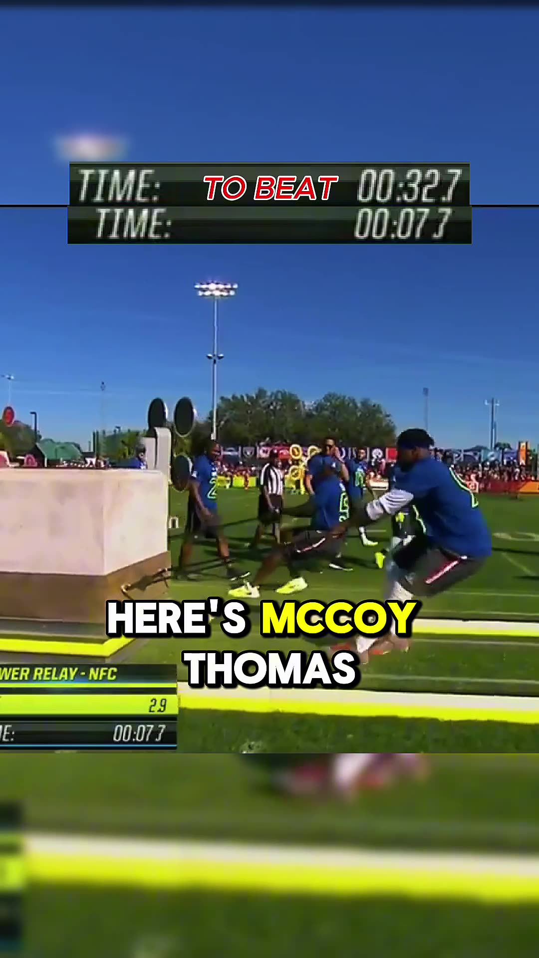 🏟️AFC vs NFC💪Power Relay Race