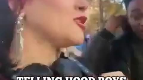 Telling hood Yo's im a not a woman