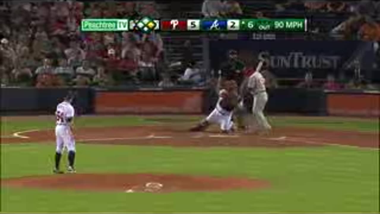 4-22-10 Phillies vs Braves