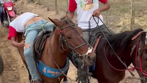 Horseback Rider Is Going to Wake Up With Back Pain