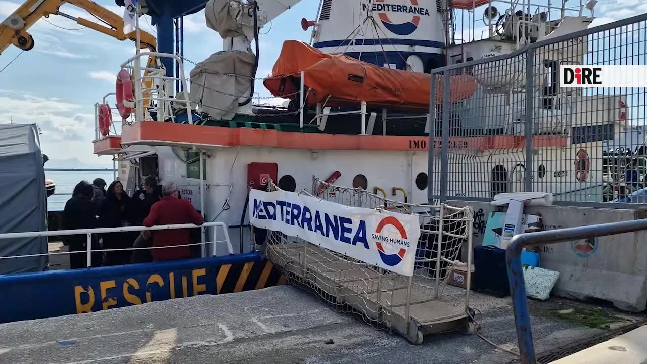 Napoli - MIGRANTI. MEDITERRANEA: GOVERNO ITALIANO COSTRINGE NAVI LONTANO DA DOVE SERVE (07.02.25)