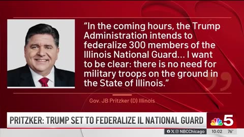 Trump intends to send National Guard to Illinois