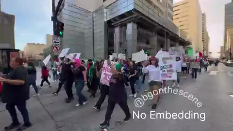 Dallas TX protest using recycled BLM chant "Whose streets? Our streets."