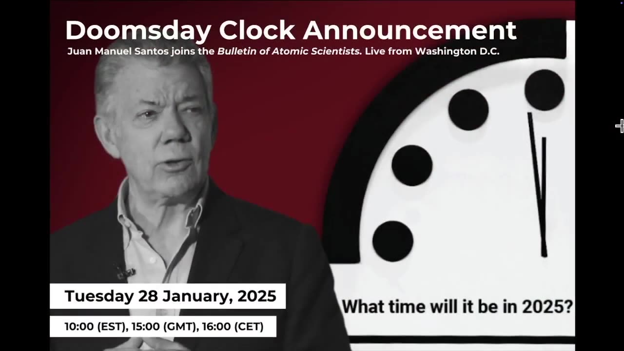 Doomsday Clock - January 28, 2025 STEVE FLETCHER 222