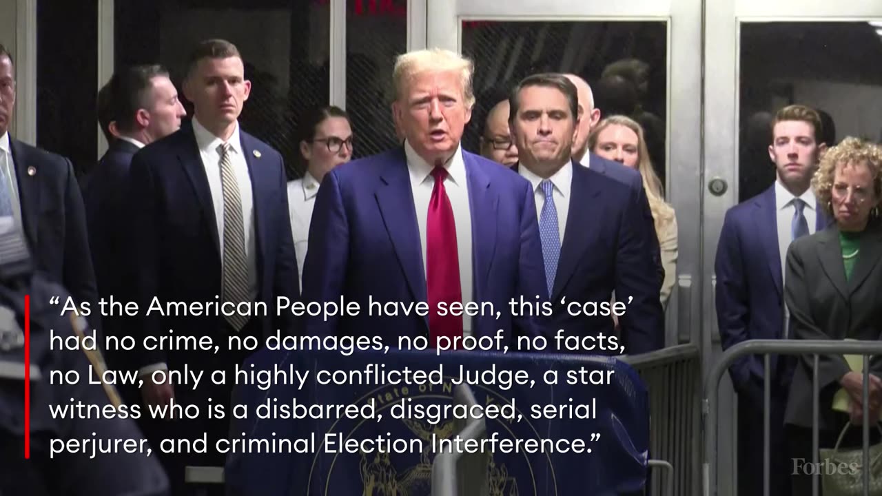 🚩BREAKING: Trump Releases Statement After Unconditional Discharge Sentence