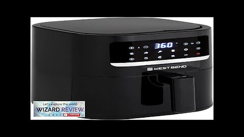 West Bend Compact Air Fryer 5-Quart Capacity with Digital Controls and 10 Review