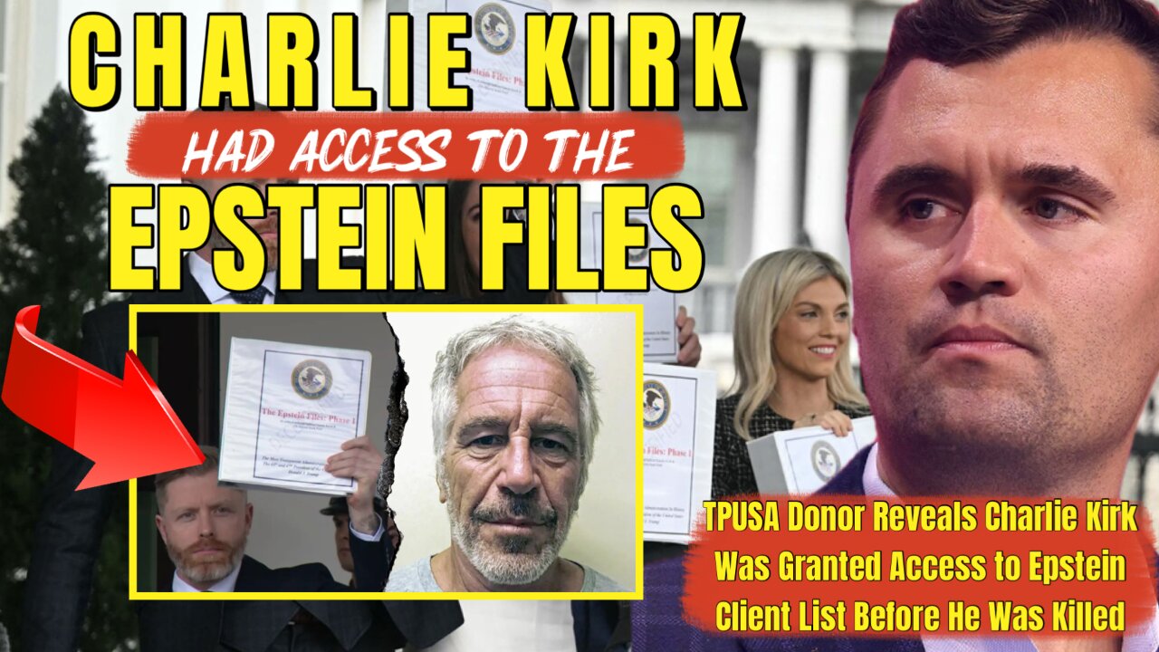 The Awake Nation Charlie Kirk Had Access To The Epstein Files