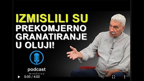 Admiral Domazet Lošo u Podcastu Mrežnica o akciji "Oluja": Htjeli su zbog toga osuditi Hrvate!