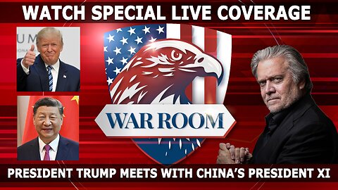 PRESIDENT TRUMP MEETS WITH PRESIDENT XI