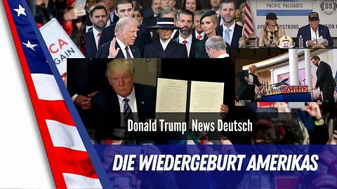 Präsident Donald Trump - Die Wiedergeburt Amerikas.