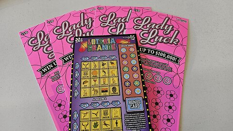 $10 Lady Luck Tickets Are paying! Arizona Lottery Scratchers