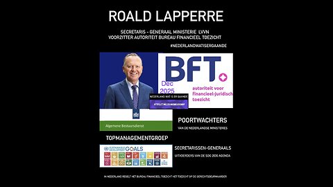 Secretaris - generaal LVVN is voorzitter BFT dat toezicht houdt op notarissen / gerechtsdeurwaarders