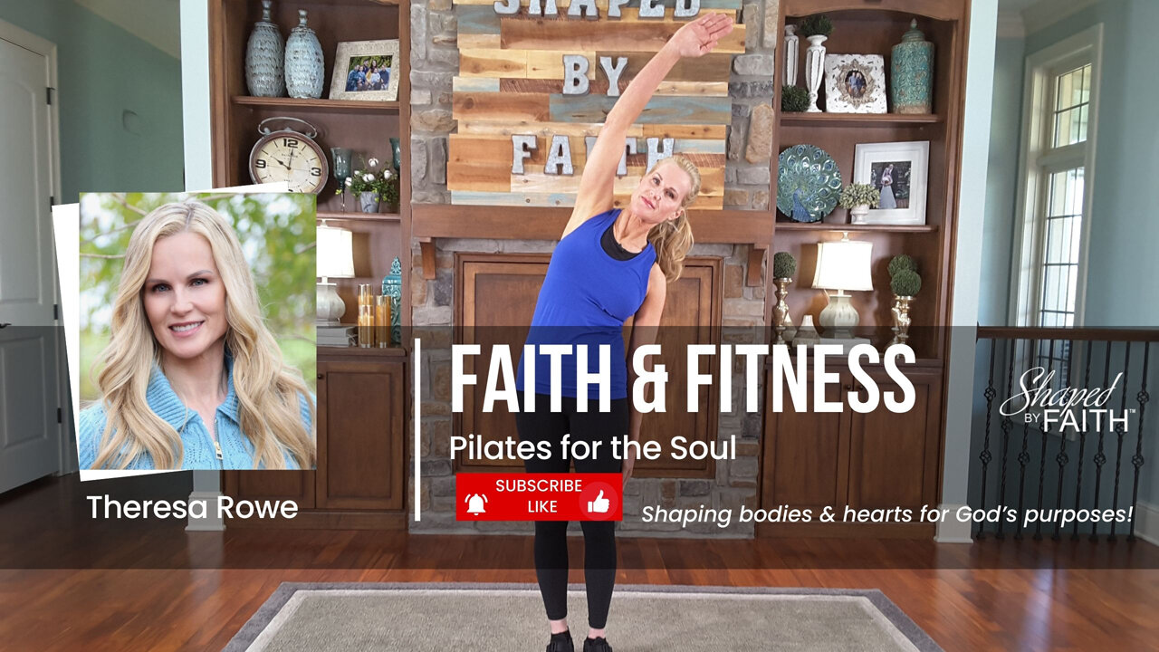 Pilates for the Soul Stretching Strength Workout | Shaped by Faith Christian Fitness