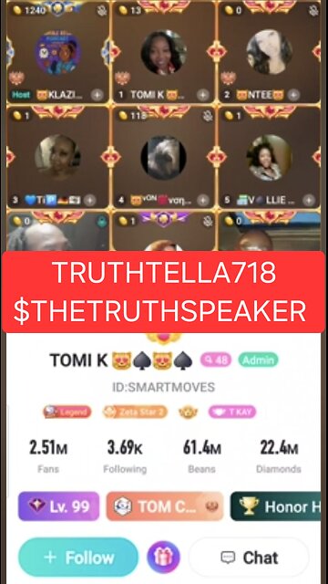 I THOUGHT I HEARD A RETARD SAY QUEEN TOMIKAY HOST PAGE WAS BANNED LOL WRONG AGAIN