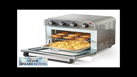 VEVOR 7-IN-1 Air Fryer Toaster Oven 18L Convection Oven 1700W Stainless Steel Review