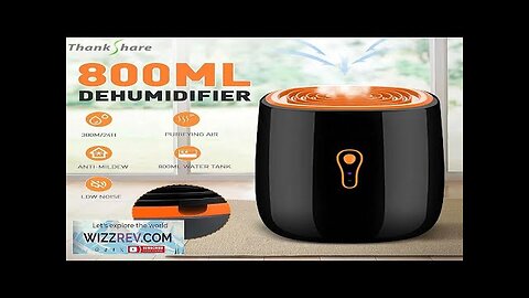 Dehumidifier Moisture Absorbers Air Dryer With 800ml Water Tank Quiet External Water Review