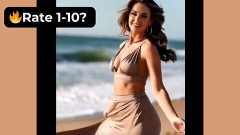 🔥 Rate This Bronze Bikini 1-10? | Supermodel Beach 4K