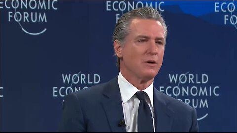 Gavin Newsom Gets HUMILIATED At Davos