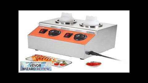 VEVOR Electric Bottle Warmer with Bottles 0.57x2 Qt Commercial Cheese Dispenser Hot Review